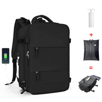 Sac à dos pour ordinateur portable approuvé pour le transport aérien, durable et économique, avec sac de compression sous vide et pompe