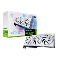Tarjeta Gráfica para PC GeForce RTX5060 Ti 8G GAMING TRIO WHITE Nueva, con Memoria GDDR7 de 128 bits, PCIe 3.0 X16