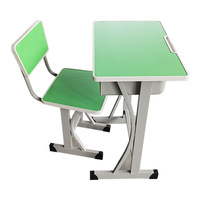 Ensemble de bureau et chaise scolaire moderne et personnalisé de bonne qualité, durable, réglable, pour une seule personne