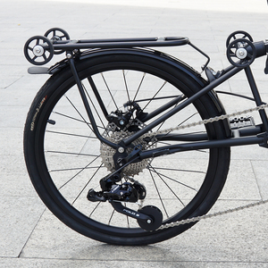 Bicicletta Pieghevole MINT da 20 Pollici Trifold Leggera e Portatile a 9 Velocità T9D-20D con Freno a Disco - Product Image 4