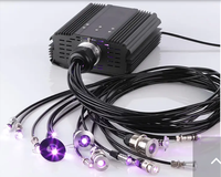 Kit de plafonnier étoile fibre optique Design de mode pour source de lumière LED de salle de sauna avec corps de lampe en aluminium