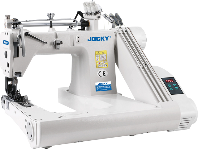 JOCKY JK928HDD-2PL Heavy Duty Triple Needles Sewing Machine  Feed off the Arm Sewing Machine