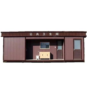Toilettes portables en panneaux sandwich, modernes et écologiques, pour les attractions touristiques - Product Image 1