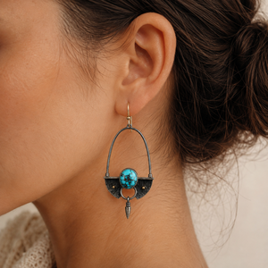 Orecchini lunghi a forma di proiettile per donna, accessori per l'orecchio in stile vintage da indossare tutti i giorni - Product Image 5
