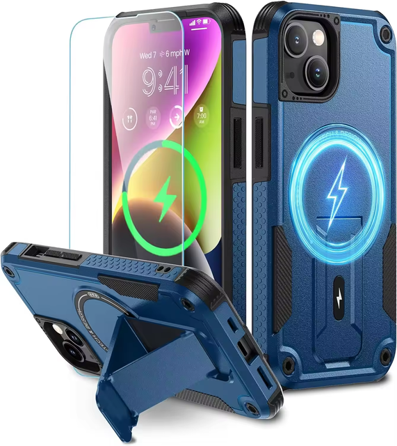 360 Full Rugged Mobile Phone Cover Heavy Duty Shockproof Cell Phone Case for iPhone 12 13 14 15 16 Pro Max