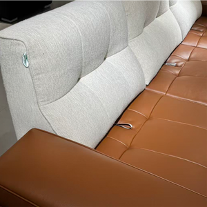 VONLIVA Divano di Lusso Moderno in Ecopelle e Ciniglia, Set di Divani per Soggiorno, <span class=keywords><strong>Design</strong></span> d'Interni Moderno - Product Image 3