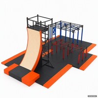 Équipement de parcours d'obstacles Ninja Chowchowplay pour enfants, programme de camp d'été, certifié EN1176 ASTM, usine de 30000+ m²