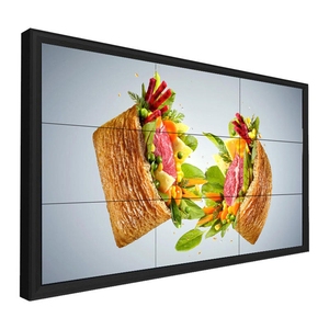 65 Inch 3.5mm ultra Narrow Bezel 3x4 4x4 Splicing <b>Screen</b> Large Full hd Big Lcd Panel Advertising Display <b>Screen</b> Lcd Video <b>Wall</b> - Product Image 5