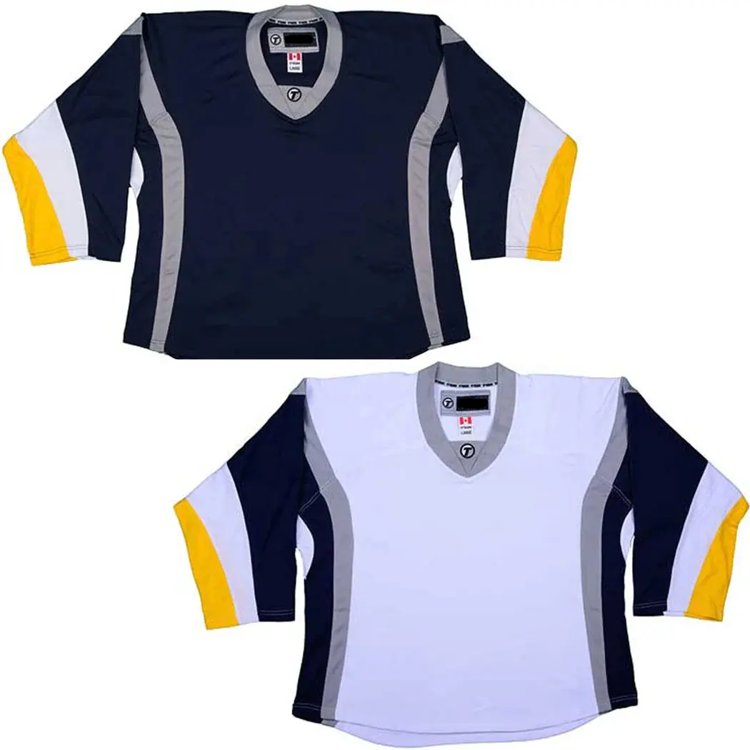 Uniforme de hockey sur glace Pull de hockey sur glace d'équipe personnalisé avec broderie de qualité supérieure JERSEY de HOCKEY de BUFFALO SABRES personnalisé