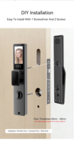 Serrure cylindrique électrique sans clé Israël 9065, serrure de sécurité pour la maison avec verrouillage numérique électronique et clé pour portail, porte, Tuya Wifi
