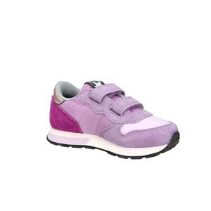 Sun68 Girls' Sneakers Z45417B Lilac Color With Glitter Star Design For Kids Casual Wear - Product Image 6