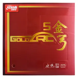 Đôi Hạnh Phúc Golden Bow 5 Bóng Bàn Cao Su Cao Su Làm Se Cao Su Đảo Ngược Xoay Kiểm Soát Phá Vỡ Nhanh