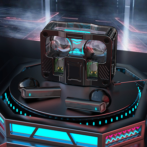 Earbud terbaik dengan kualitas suara terbaik 2025 casing logam Earphone TWS lampu Rgb V5.4 13mm <span class=keywords><strong>Speaker</strong></span> cincin tembaga Headphone Mini In-ear - Product Image 6