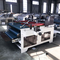Meilleur prix pour une machine à coller les boîtes en carton ondulé semi-automatique BYZ-1500 avec pliage manuel et double application de colle