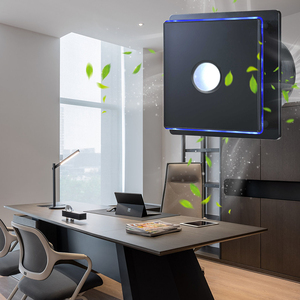 Ventilador de Extracción para Baño con Panel de Vidrio Personalizable, Rodamientos de Bolas Eléctricos, Certificado CE, Ventilación Silenciosa, OEM/ODM - Product Image 3