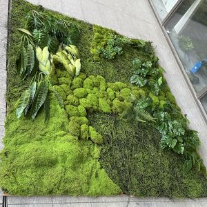 カラフルな人工苔の壁アートパネル、誕生日のお祝いに最適な自然な装飾、ご自宅やオフィスに。 - Product Image 1