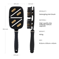 2023 nouvelle brosse démêlante professionnelle en matériau souple pour Extension de cheveux, masseur de cuir chevelu, brosses démêlantes pour femmes