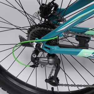 Vélo de montagne électrique à suspension intégrale TXED E Power Pro X8M Plus 27,5 pouces, 9 vitesses, moteur central sans balais 250W, cadre en alliage, freinage hydraulique - Product Image 5