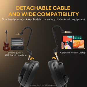 MaonoJ5A Tai Nghe Nhét Tai Chống Ồn ANC Cho Nữ Tai Nghe Chơi Game PC Aux Usb Tai Nghe Chơi Game RGB Có Dây Cho Game Thủ Kèm Micro - Product Image 6