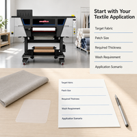 Machine d'impression UV 3D en relief PU TPU pour patchs de vêtements par transfert thermique