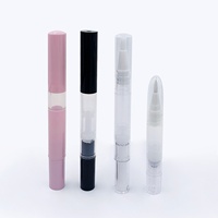 Stylo à Huile pour Cuticules en PP de Haute Qualité Or Rose Noir Blanc, Marque Privée, Logo Personnalisé, Impression Sérigraphique Bio, 2/3/5ml avec Pinceau