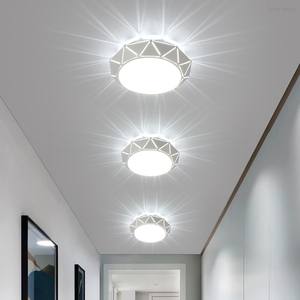 Lámpara de Techo Acrílica Moderna Nórdica, Pequeña, para Pasillo y Corredor Interior, Luz LED con Clasificación IP33, Alimentación CA - Product Image 2