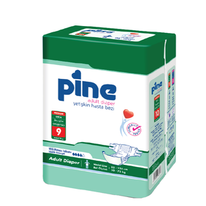 Pañales para Adultos Pine, Talla Mediana, 9 Piezas, Pantalones Desechables para Incontinencia para Personas Mayores, Alta Absorbencia, Transpirables, Suaves, Cuidado Nocturno, 6 Paquetes - Product Image 1