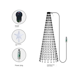 USB APP Smart Christmas Tree Lights for Bluetooth <strong>Magic</strong> <strong>Color</strong> Point Control Fairy Lights <strong>String</strong> for Holiday RGB - Product Image 5