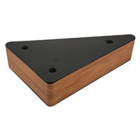 Pinlong High Quality Viele Stile Möbel Kunststoff Kurze Dreieck Füße Möbel Schrank Sofa Beine
