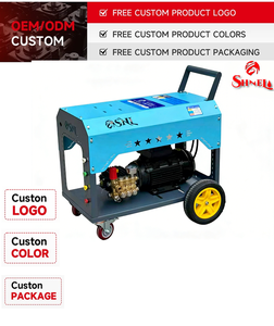 Lavadora de Autos Eléctrica Portátil Personalizable de 3000W 220V/380V 150Bar, Limpiador de Alta Presión con Agua Fría y Bomba de Agua para Uso Doméstico - Product Image 5