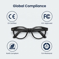 Gafas Inteligentes con Cámara de 8.0MP, IA, Llamadas de Voz Multifunción, Reconocimiento de Objetos en Video, Traducción en Tiempo Real, Botón Táctil