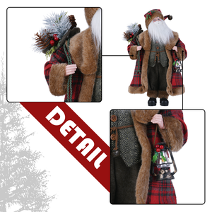 Poupée Père Noël Debout en Plastique Intérieur Festival Père Noël Créatif en Gros de Haute Qualité - Product Image 3