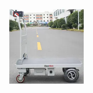 Giant-Move Günstiger Preis 4-Rad Elektrischer Klappbarer Flachbettwagen, Elektrisch Angetriebener Plattformwagen - Product Image 1