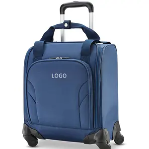 กระเป๋ารถเข็นขนาดใหญ่จุได้หลายกระเป๋าสำหรับการเดินทางเคสกันน้ำมีล้อออกแบบโลโก้ได้ตามต้องการ