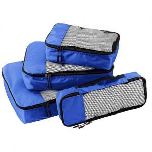 OEM Personalizado |   Juego de 4 Cubos Organizadores de Equipaje |   Equipaje de Viaje |   Nylon Resistente |   BSCI - Product Image 1