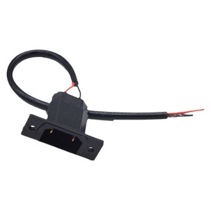 Su misura in PVC nero guaina filo acqua/presa di corrente a iniezione grande spina di ricarica elettrica tre cablaggio elettrico - Product Image 6