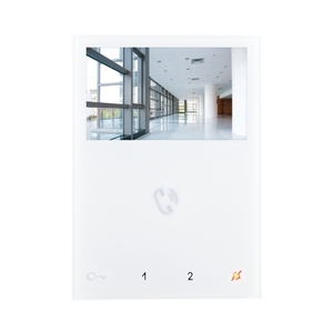 Comelit 6721W Mini Video Smart campanello interfono a mani libere con Simplebus2 per uso esterno rete TCP - Product Image 1