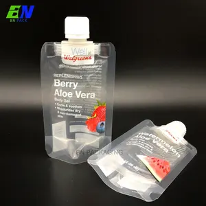 Moisure-Proof Herbruikbare Voedsel Tuit Zakje Plastic Vloeistof Staan Zakje Met Uitloop Voor Drankjes Voor 100Ml