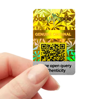 Autocollant holographique personnalisé avec logo privé, numéro de série 3D, code QR, étiquette de sécurité holographique