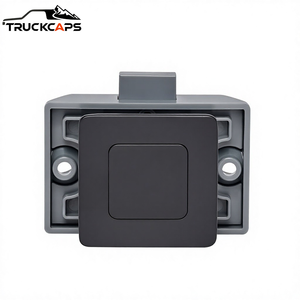Cerradura Cuadrada para Gabinete <span class=keywords><strong>TuKa</strong></span> Negra de ABS/Aleación de Zinc 48x60x45.2mm para Accesorios de Remolques y Autocaravanas - Product Image 1