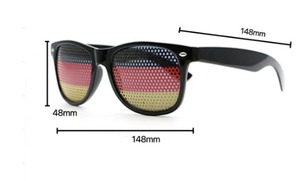 Peluca de Colores de la Bandera Italiana Personalizada con Pañuelo y Gafas para Celebraciones, Eventos, Decoración y Disfraces Nacionales - Product Image 6