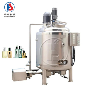 Cuve <span class=keywords><strong>de</strong></span> mélange émulsifiante homogénéisatrice certifiée CE pour la fabrication <span class=keywords><strong>de</strong></span> crèmes et gels cosmétiques - Product Image 1