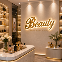 Letrero LED Acrílico con Logotipo 3D Retroiluminado Personalizado para Negocios, Letrero Comercial Retroiluminado Personalizado, Letrero LED para Fachada de Tienda