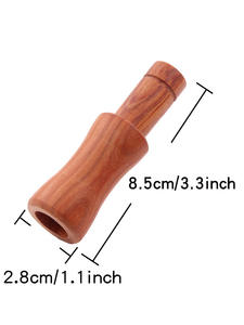 Silbato de Caza de Aves de Agua de Doble Lengüeta de Madera Duradero y Ligero, Accesorio para Relajación al Aire Libre y Observación de la Vida Silvestre - Product Image 4