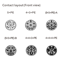 Connecteur étanche IP67 M23 8 broches moteur circulaire Servo puissance robuste connexion femelle droite