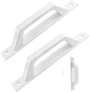 Modern White Aluminum Sliding <b>Door</b> <b>Handle</b> Sash Lift Cabinet <b>Pull</b> Screws 175mm Length Hardware Barn <b>Doors</b> Gates Closets - Product Image 1
