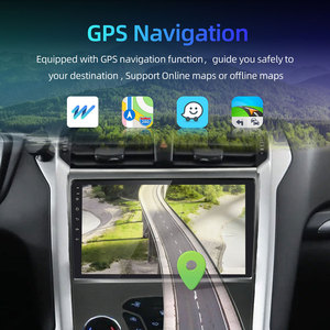 Rhythm 9" Bulk Supply Car Touch Screen Stereo <b>Wireless</b> Phone Link GPS Navigation Car Audio Unit for Ford Fiesta 2009-2012 - Product Image 3