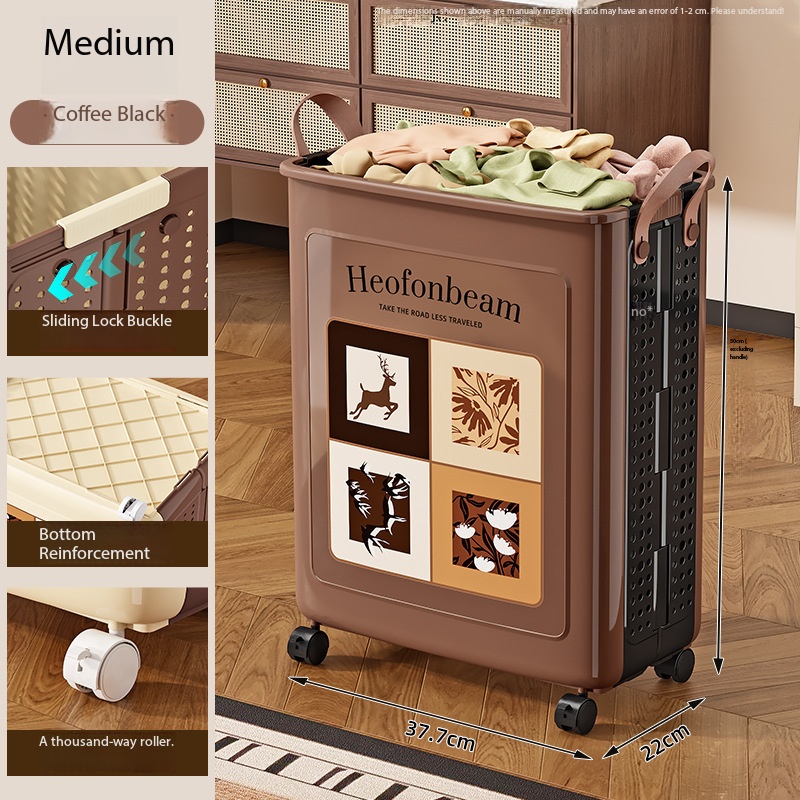 Café Noir, Taille Moyenne avec Roulettes