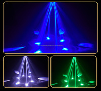 Hohe Helligkeit 6 X12W RGBW 4-in-1 LED Moving Head Lights Bee Eye Laser Rotierender Effekt für DJ Disco Events und Stage