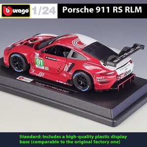 Bburago Po-rscher911 giocattoli in lega RSR per <span class=keywords><strong>auto</strong></span> modello di simulazione di metallo <span class=keywords><strong>auto</strong></span> giocattoli pressofuso per <span class=keywords><strong>auto</strong></span> per bambini adulti collezione - Product Image 3